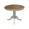 International Concepts Round 36 in Rd Top Ped Table, 12 in Leaf, Dining Ht, Hickory/Stone, 36 W, 48 L, 29.3 in H, Wood K41-36RXT - alternate 5